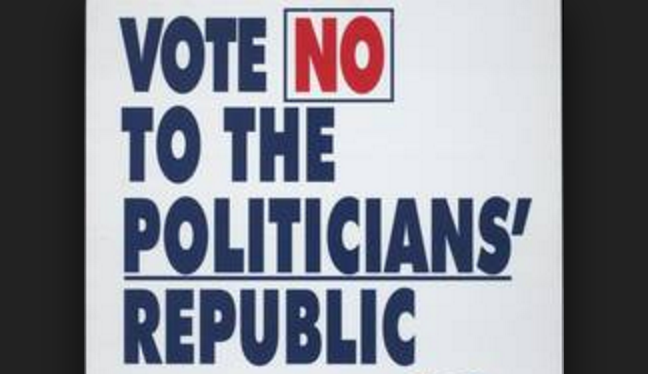 SMARTEST THING we ever did as a nation—voted NO to this Referendum.